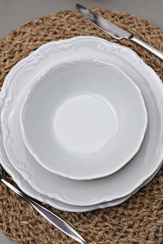 Vajilla de porcelana - 18 piezas