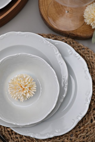 Vajilla de porcelana - 18 piezas