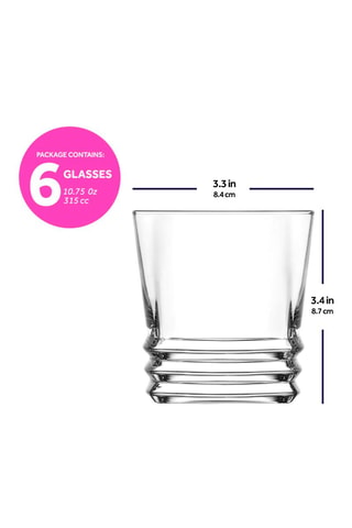 6 vasos - 32 cl