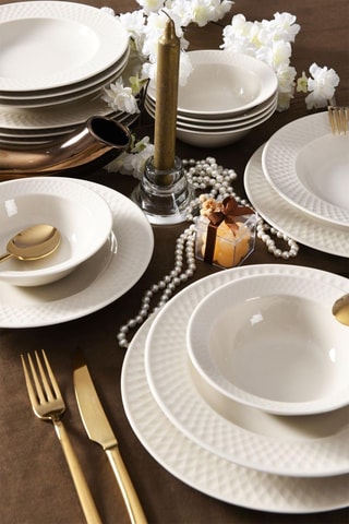 Vajilla de porcelana - 18 piezas