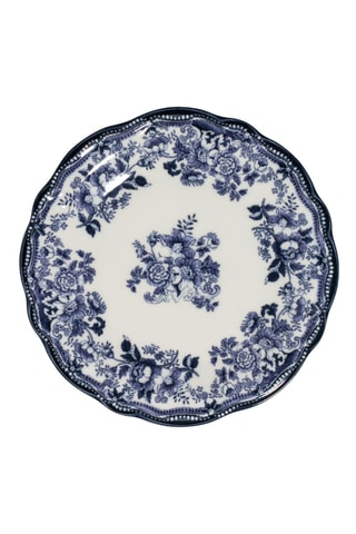Vajilla de porcelana Velour Navy Blue Fulya - 24 piezas