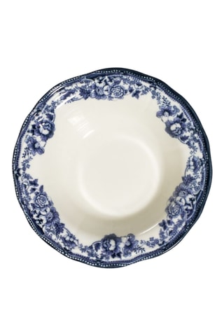 Vajilla de porcelana Velour Navy Blue Fulya - 24 piezas
