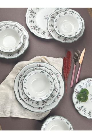 Vajilla de porcelana - 24 piezas