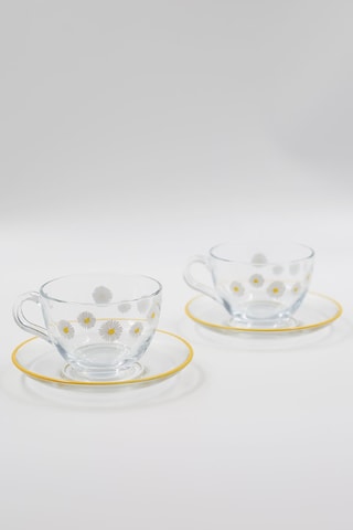 Taza de té y platillo de Fiona - 4 piezas
