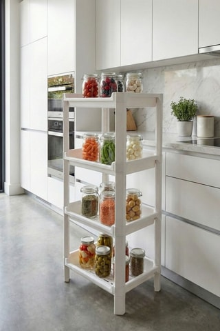 Carrito auxiliar de cocina - 90 x 35,5 x 27 cm