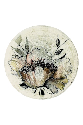 4 platos de postre de porcelana Carmina - 22 cm