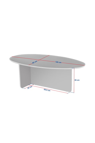 Table basse - 120 x 65 x 38 cm