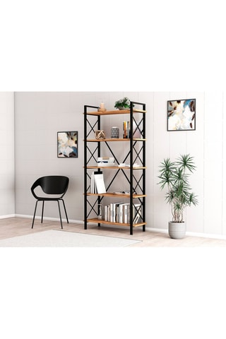 Bibliothèques Nero Elit - Imitation bois