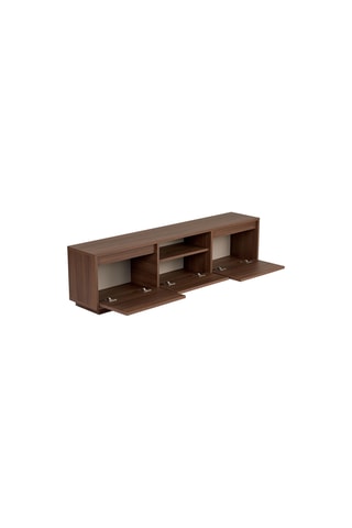 Meuble TV 3 abattants - 160 x 42 x 29,5 cm