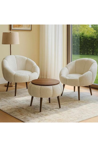 2 fauteuils et table basse