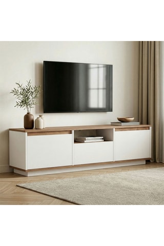 Meuble TV 3 abattants Sentinel - 160 x 42 x 29,5 cm