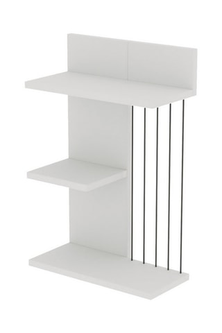 Etagère murale 3 niveaux Blanc - 40 x 60 x 19 cm