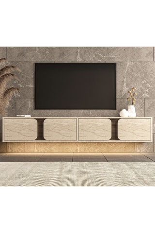 Meuble TV 3 portes - 180 x 30 x 30 cm