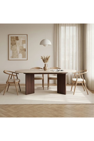 Table à manger extensible - 160 x 90 x 75 cm