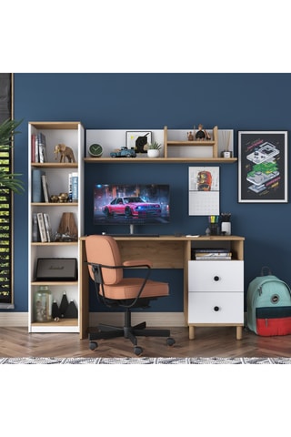 Bureau 2 tiroirs  - 120 x 161,8 x 50 cm