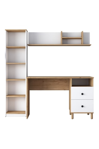 Bureau 2 tiroirs  - 120 x 161,8 x 50 cm