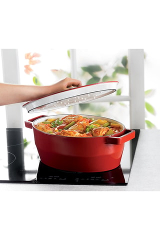 Tegame ovale in ghisa SlowCook - 33 cm - 5,8 l