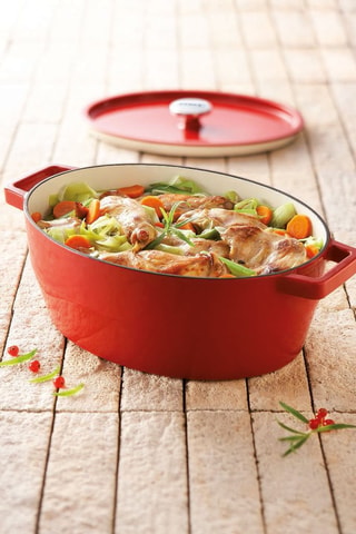 Cocotte con coperchio in ghisa SlowCook - 3,8 l
