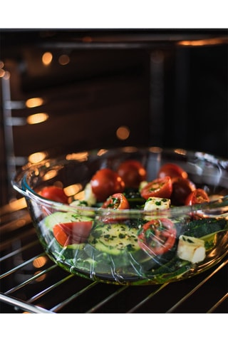 Contenitore salvafreschezza rotondo in vetro borosilicato Cook & Heat - 2,3 l