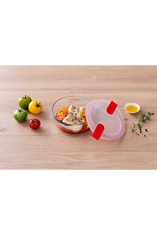 Contenitore salvafreschezza rotondo in vetro borosilicato Cook & Heat - 2,3 l