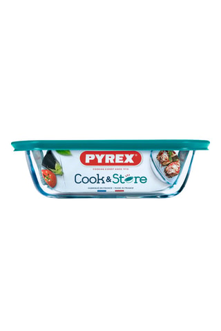Contenitore salvafreschezza rettangolare in vetro borosilicato Cook & Store - 1,1 l