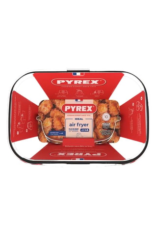 Base quadrata con manico per Air Fryer in vetro borosilicato - 1,5 l