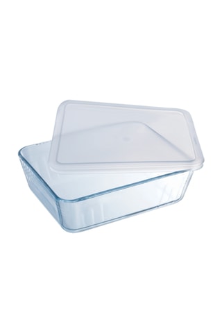 4 contenitori salvafreschezza rettangolari in vetro borosilicato Cook & Freeze - Da 0,8 a 4 l