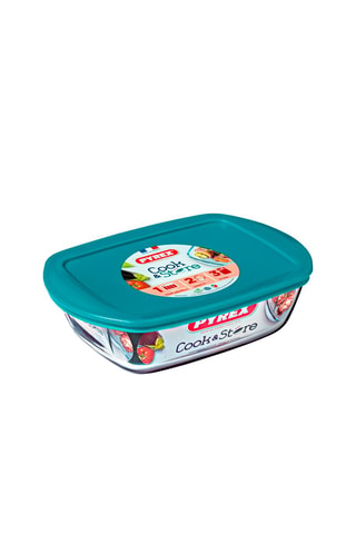 3 x Contenitore salvafreschezza rettangolare in vetro borosilicato Cook & Store - 1,1 l