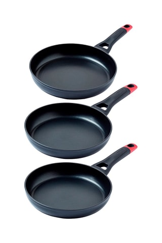 3 x Padella Optima + - 20/24/28 cm