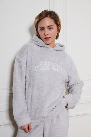 Pijama polar Kelya Cinzento