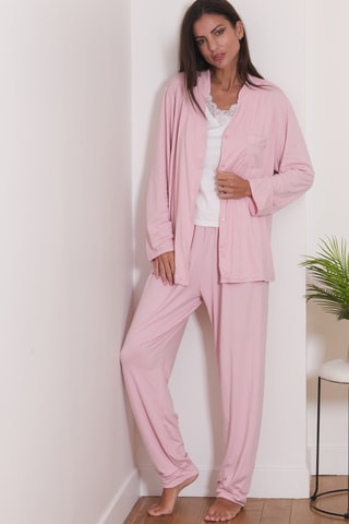 Pijama 3 peças Corryn - Rosa-maquilhagem