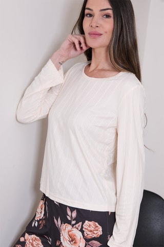 Pijama Galia - Cru