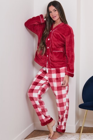 Pijama polar Imaz - Vermelho