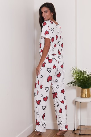 Pijama Loba - Vermelho e branco