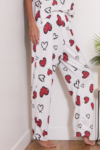 Pijama Loba - Vermelho e branco