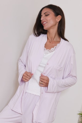 Pijama 3 peças Corryn - Malva