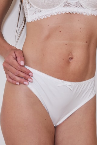 Soutien push-up e tanga - Branco
