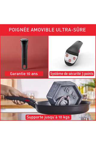 Poignée amovible Ingenio - Noir