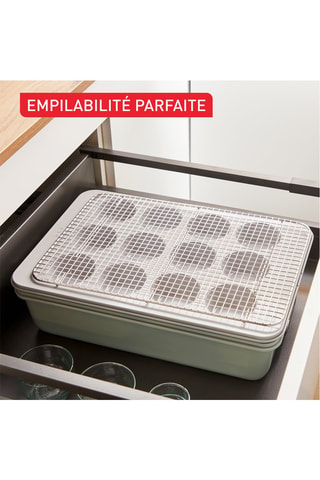 Set moules empilables en céramique - 8 pièces