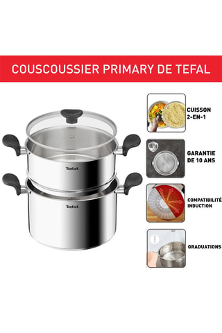 Couscoussière en acier inoxydable Primary - 6,7 l