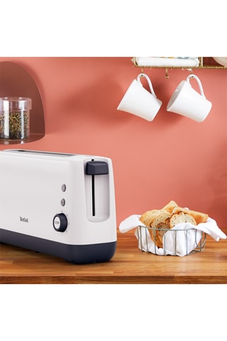 Grille-pain Minim Toaster - 850 W - 1 fente - Blanc et noir