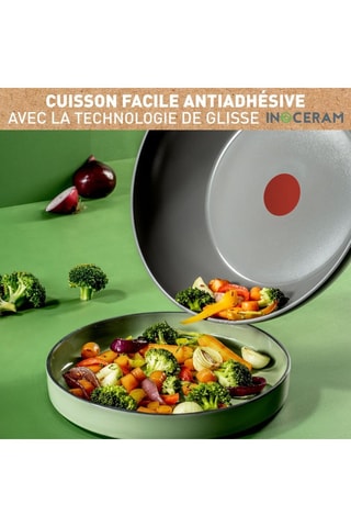 Wok revêtement céramique  Renew On - 28 cm - 3,67 l