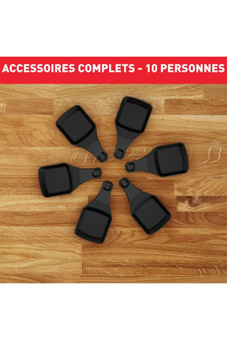Appareil à raclette et pierrade Ambiance - 10 personnes