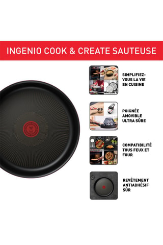 Sauteuse Ingenio Cook & Create - 24 cm