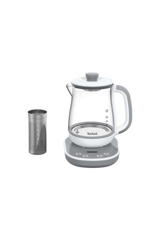 Bouilloire avec infuseur Tastea - 1,5 l - Argenté et gris