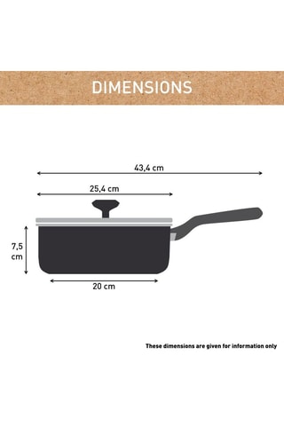 Sauteuse revêtement céramique  Renew On - 24 cm - 3,24