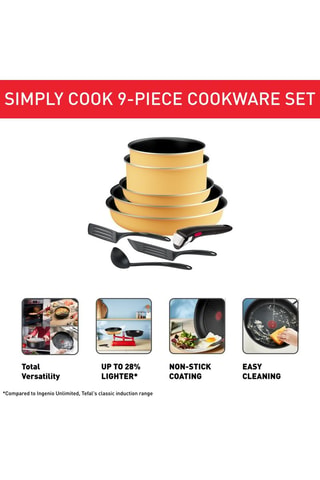 Batterie de cuisine Ingenio Simply Cook - 9 pièces