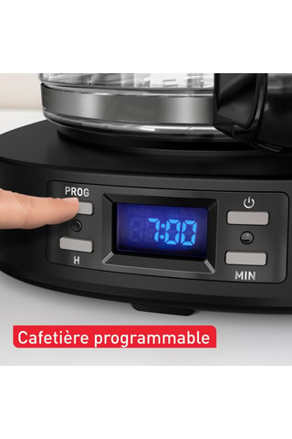 Cafetière Equinox - 1,2 l - 900 W - Noir
