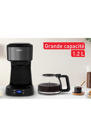 Cafetière Equinox - 1,2 l - 900 W - Noir