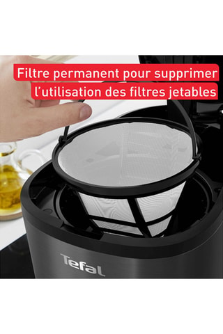 Cafetière Equinox - 1,2 l - 900 W - Noir
